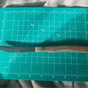 Vintage Cutco USA 1059 Serrated Blade Brown Swirl Handle Knife